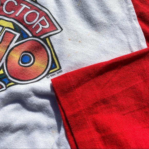 Vintage 1982 Doctor Who single stitch baseball tee - Picture 3 of 7